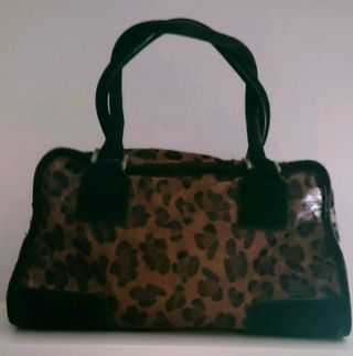 Bolso de piel de potro Cortefiel de segunda mano por 15 EUR en Estepona en  WALLAPOP