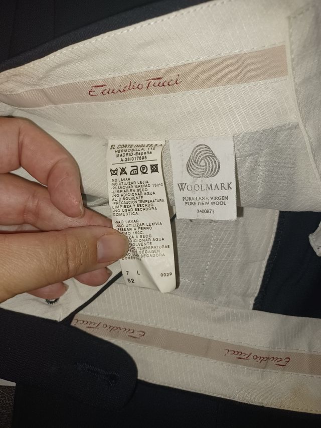 traje chaqueta Emidio Tucci. REBAJADO A 30