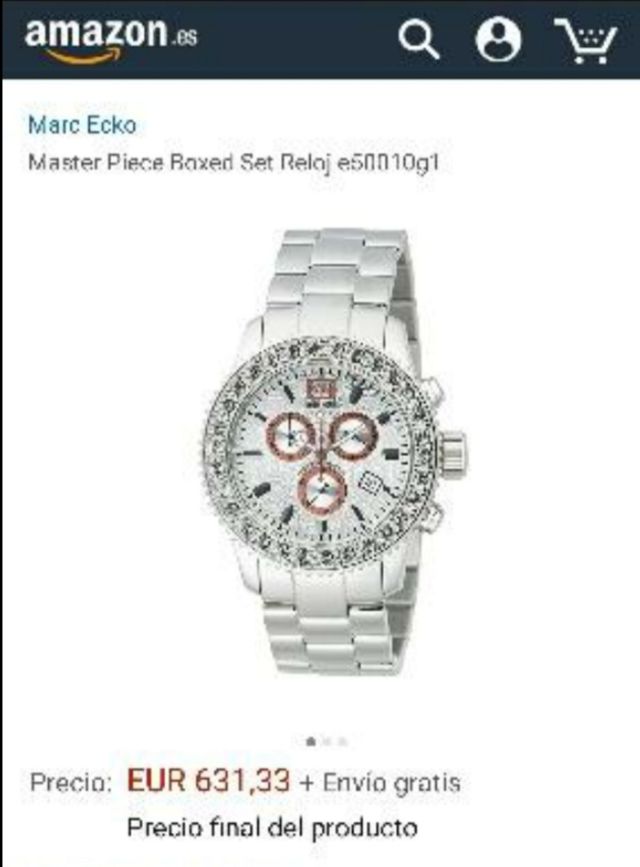 reloj Ecko acero oro hombre de segunda mano por 370 EUR en