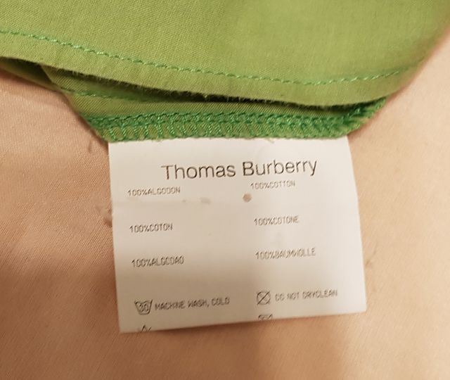 Camisa Thomas Burberry verde