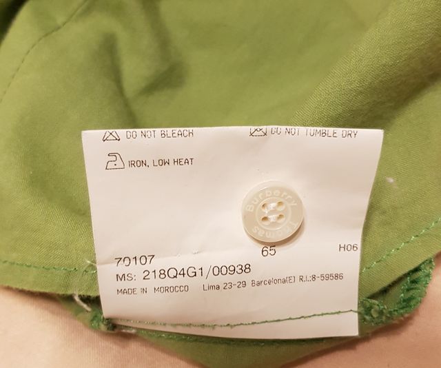 Camisa Thomas Burberry verde