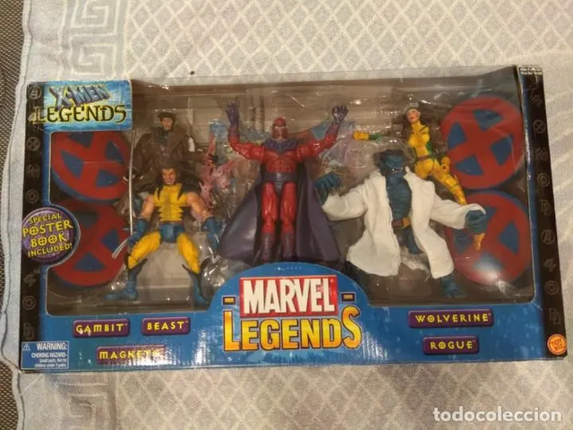 Marvel Legends. X-Men Legends. Pack de 5 figuras.
