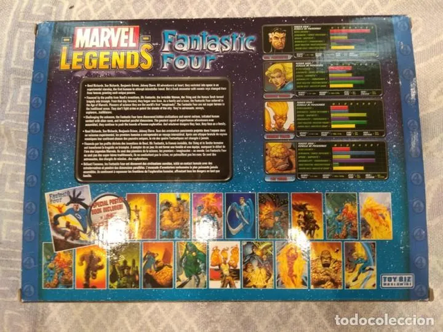 Marvel Legends. Fantastic Four. Pack de 4 figuras.