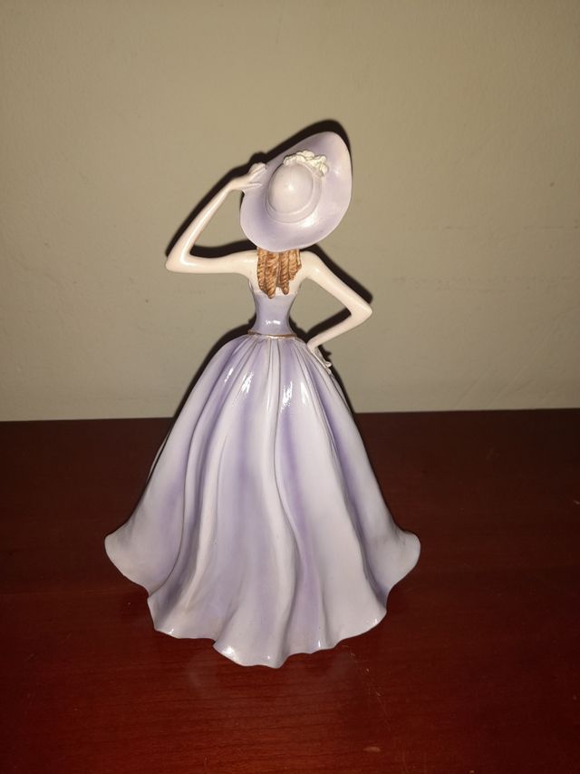 Escultura decoración mujer vintage.