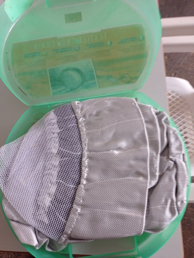 cadenas textiles,no dañan  las llantas