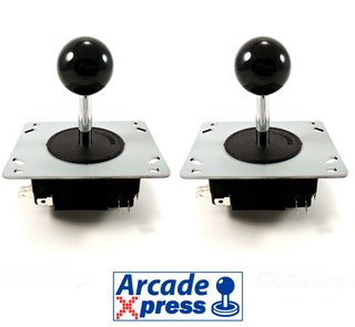Sanwa JLW-TM-8 Pareja de Joysticks Arcade Original
