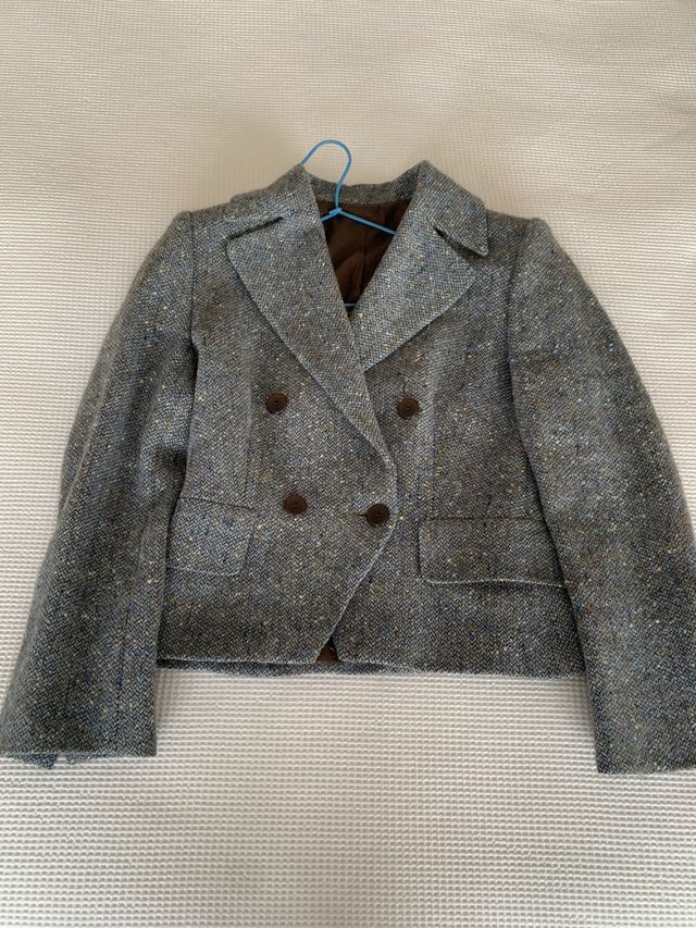 Chaqueta corta de lana mujer talla 38