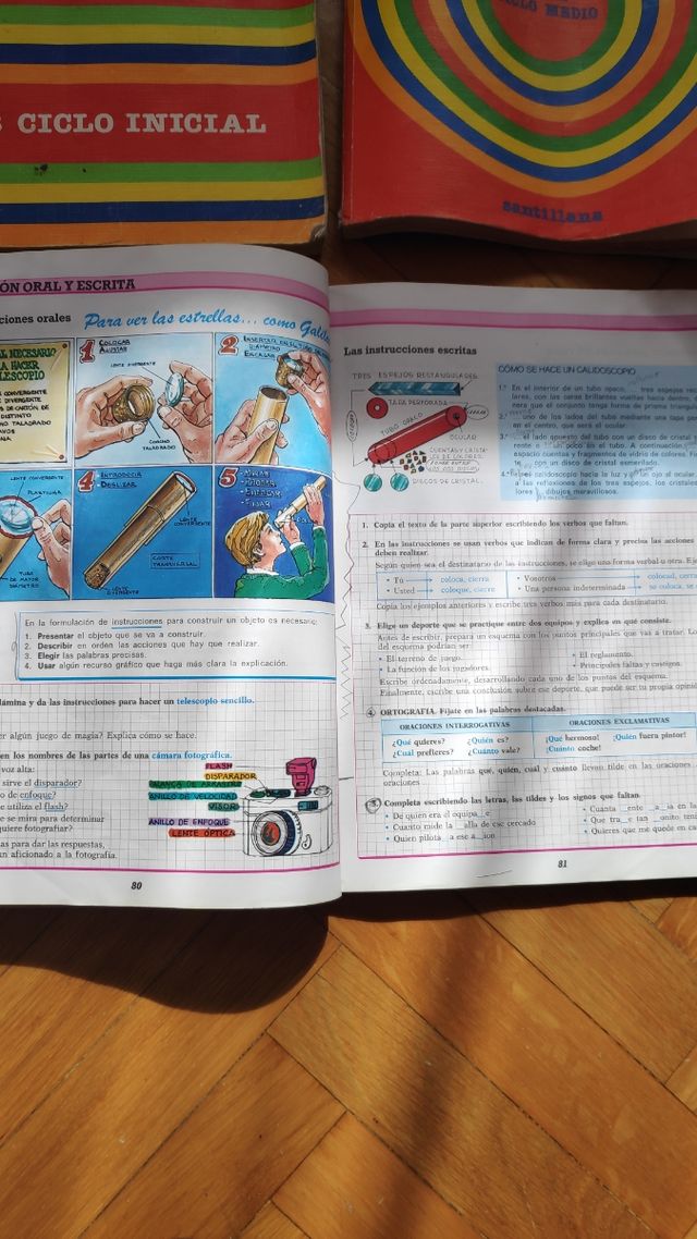 Libros lenguaje EGB, Santillana