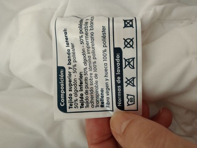 Protector colchón cama 90 cm