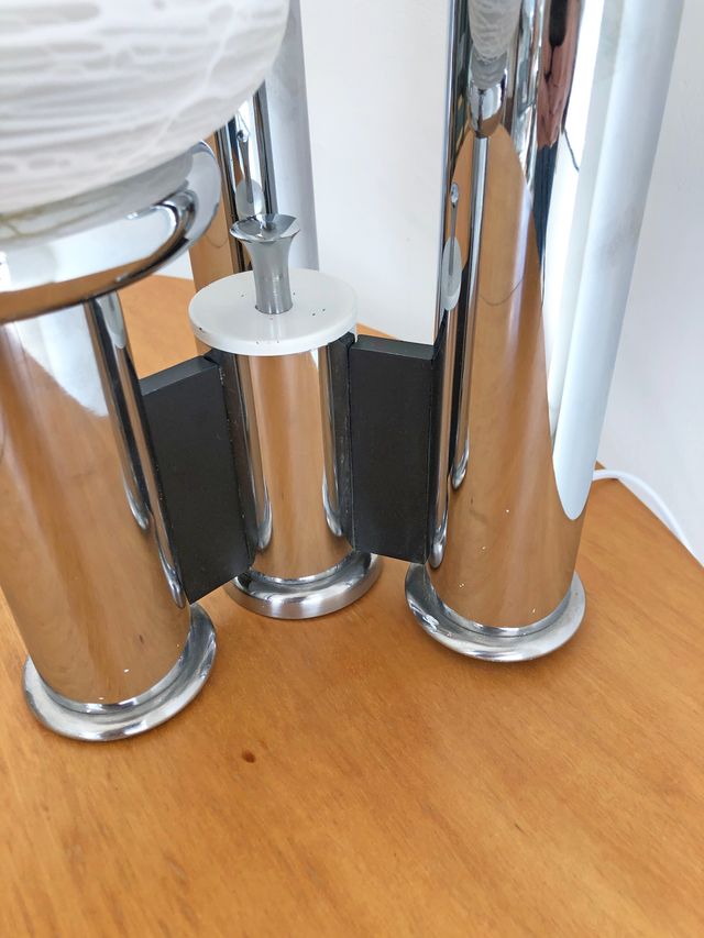 LÁMPARA DE TECHO ESTILO SCIOLARI, AÑOS 70