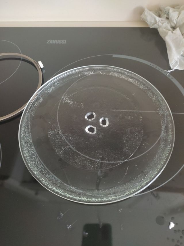 microondas plato y giratoria