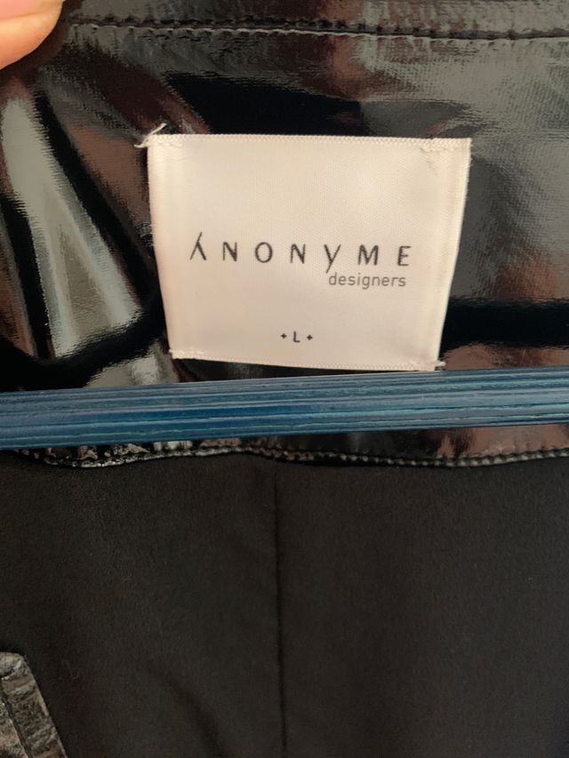 Gabardina d charol larga