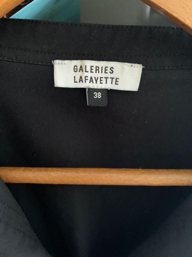 Vestido negro d algodón