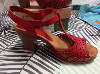 Comprar YOKONO CADIZ-097 ROJO de MUJER (SANDALIA) | Zapatería Versalles |  Zapatería online de hombre y mujer