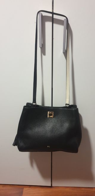 Bandolera negra Purificación Garcia de segunda mano por 45 EUR en Ourense  en WALLAPOP