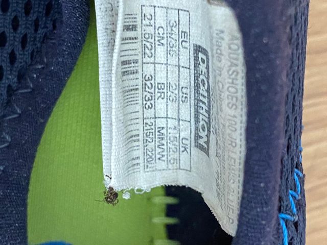 Zapatillas piscina/playa decathlon-tribord T.34/35