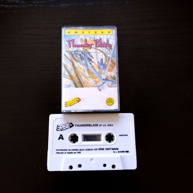 Juego Amstrad Thunder Blade