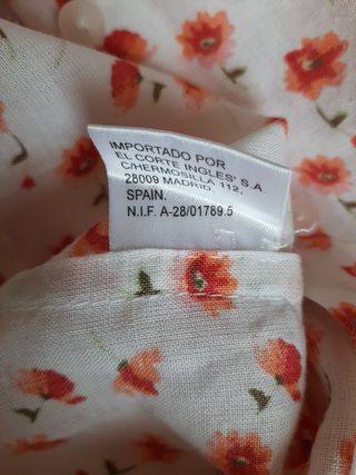 Camisa mujer de lino El Corte inglés de segunda mano por 7 EUR en Getafe en  WALLAPOP