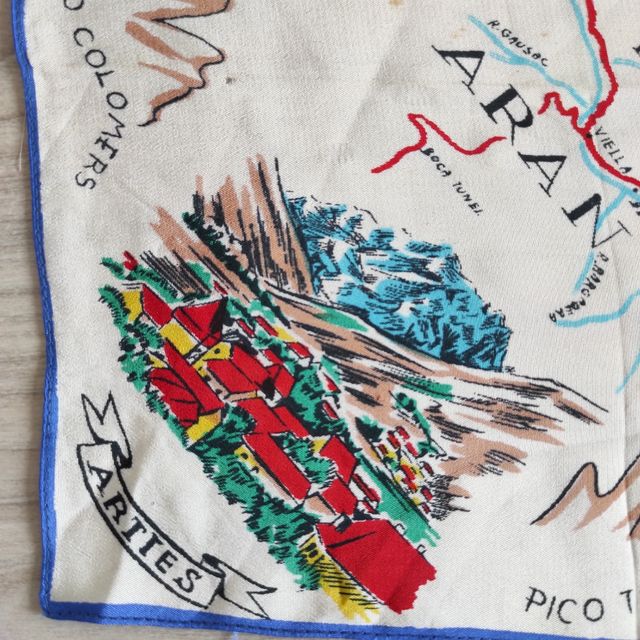 pañuelo antiguo de seda