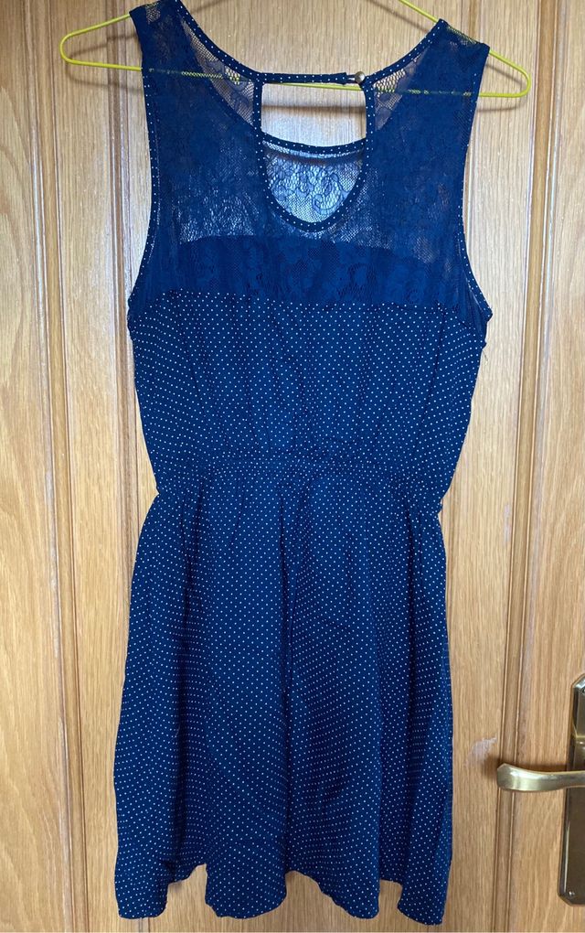 Vestido corto azul