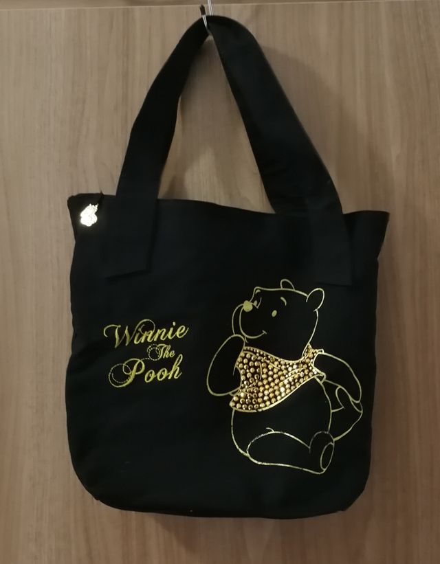 Borsa shopping tela Winnie the Pooh