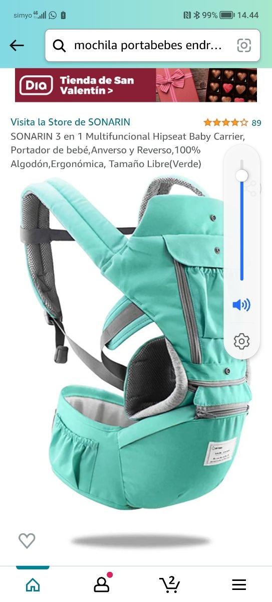 Mochila Portabebé Ergonómico