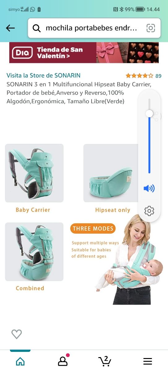 Mochila Portabebé Ergonómico