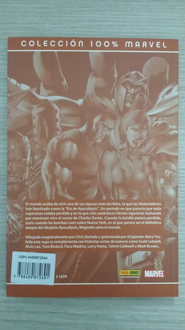 RETORNO A LA ERA DE APOCALIPSIS 100% MARVEL PANINI