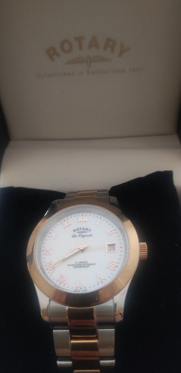 Reloj alta gama suizo Rotary oro. nuevo