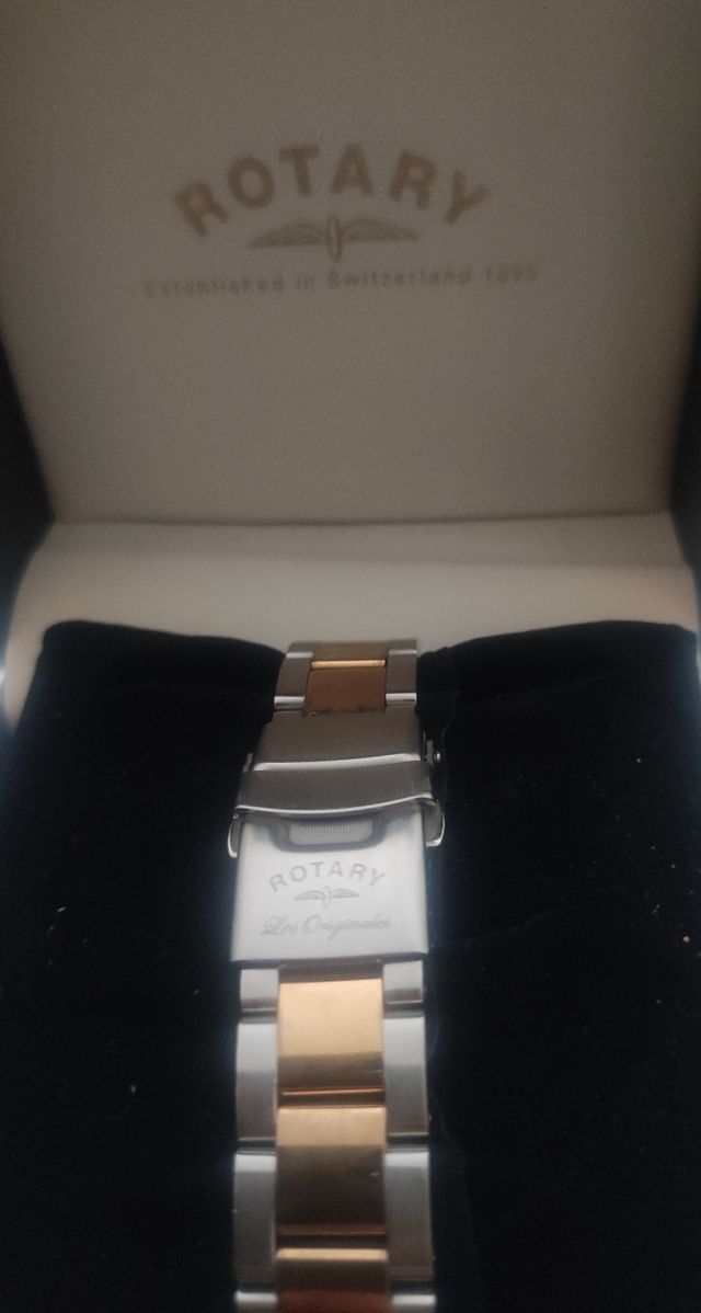Reloj alta gama suizo Rotary oro. nuevo