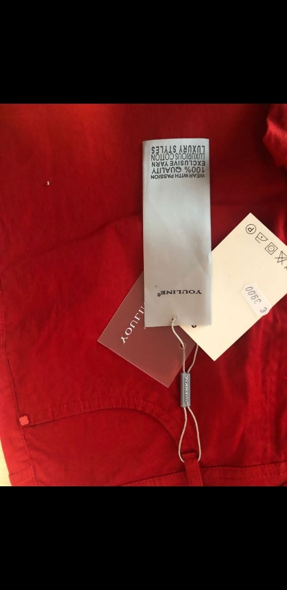 pantalon verano rojo