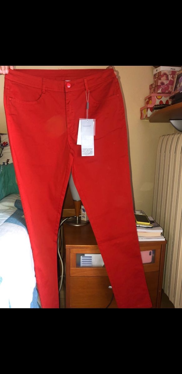 pantalon verano rojo