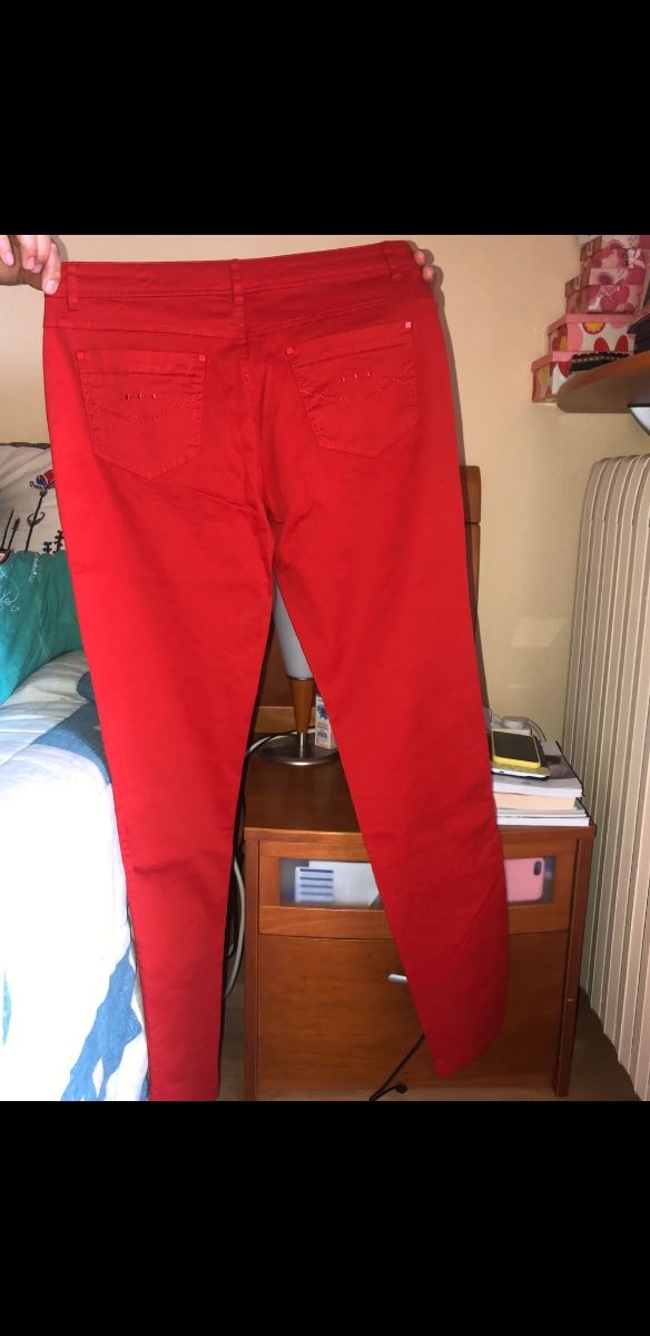 pantalon verano rojo