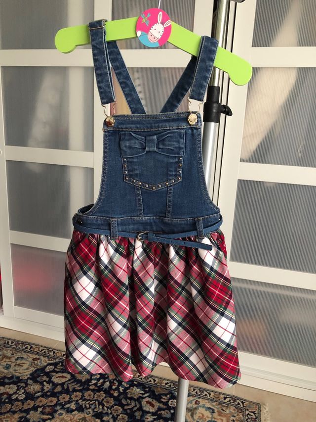 Vestido peto Mayoral T.8