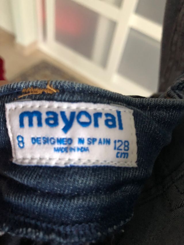 Vestido peto Mayoral T.8