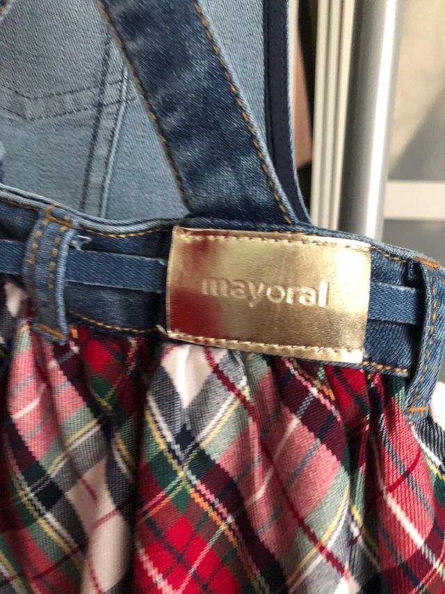 Vestido peto Mayoral T.8
