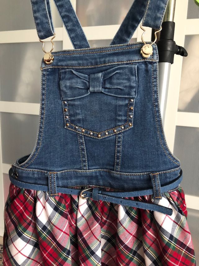 Vestido peto Mayoral T.8