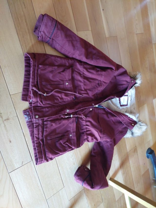 abrigo pimkie granate talla 42