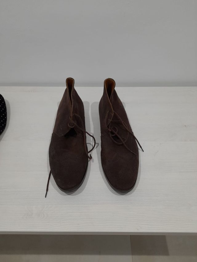 Botas de piel Cortefiel