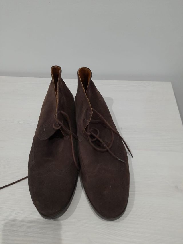 Botas de piel Cortefiel