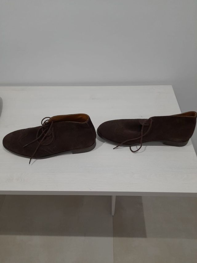 Botas de piel Cortefiel