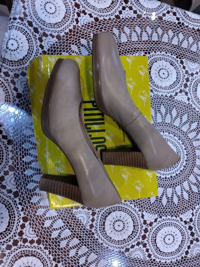Zapatos piel Pitillos Mujer
