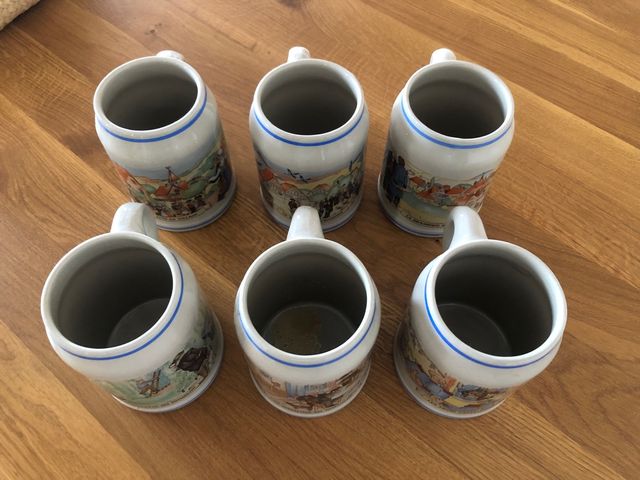 Jarras de cerveza belgas