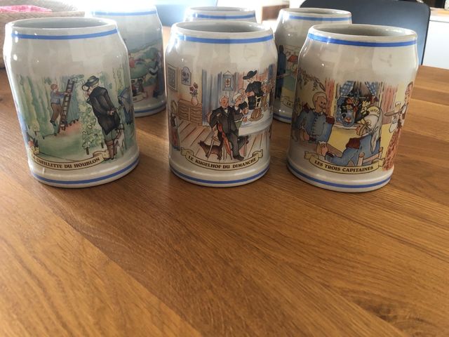 Jarras de cerveza belgas