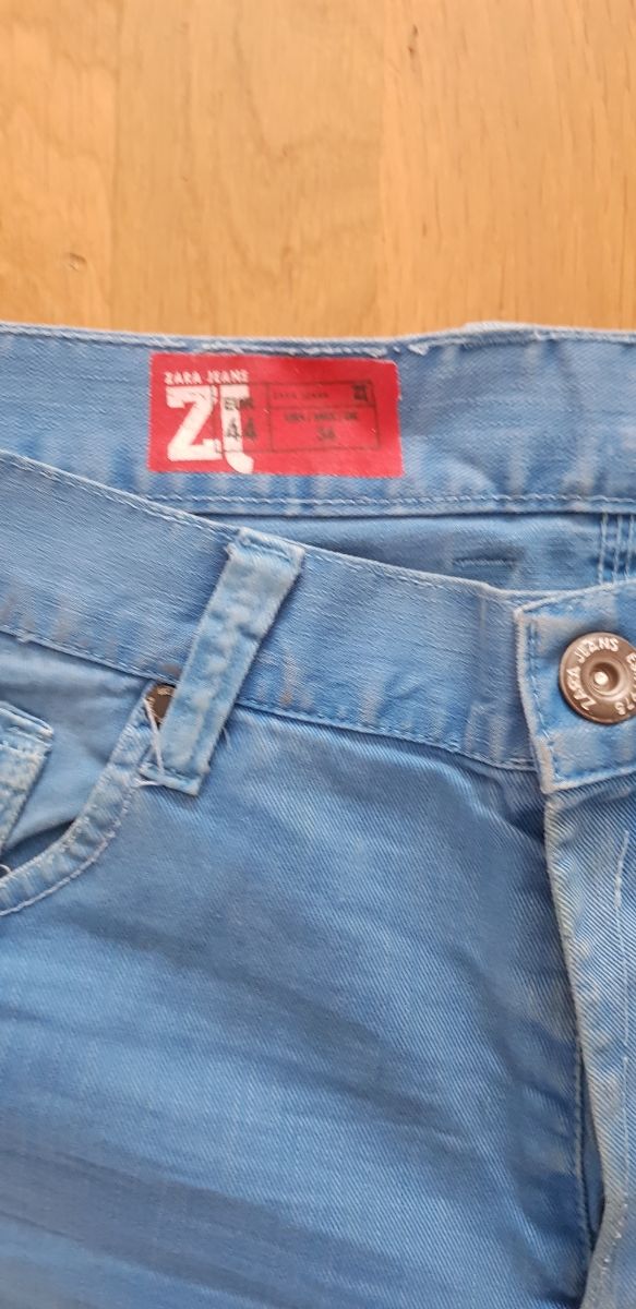 Bermuda vaquera zara talla44 azul