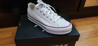 Converse plataforma 3 cm talla 37 de segunda mano por 50 EUR en Alcorcón en  WALLAPOP