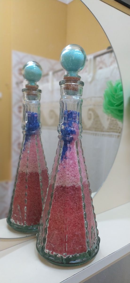 Botella de sales de baño
