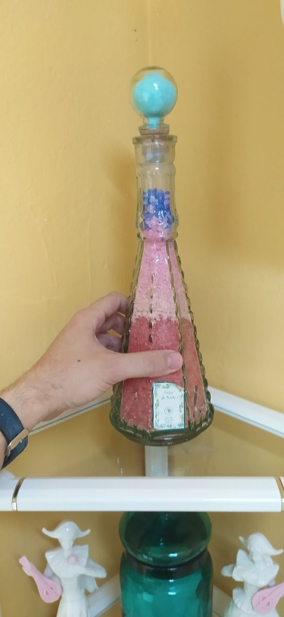 Botella de sales de baño