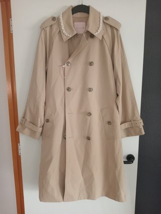 Gabardinas Simone rocha x h\u0026m Beige talla M International de en Poliéster -  16078351