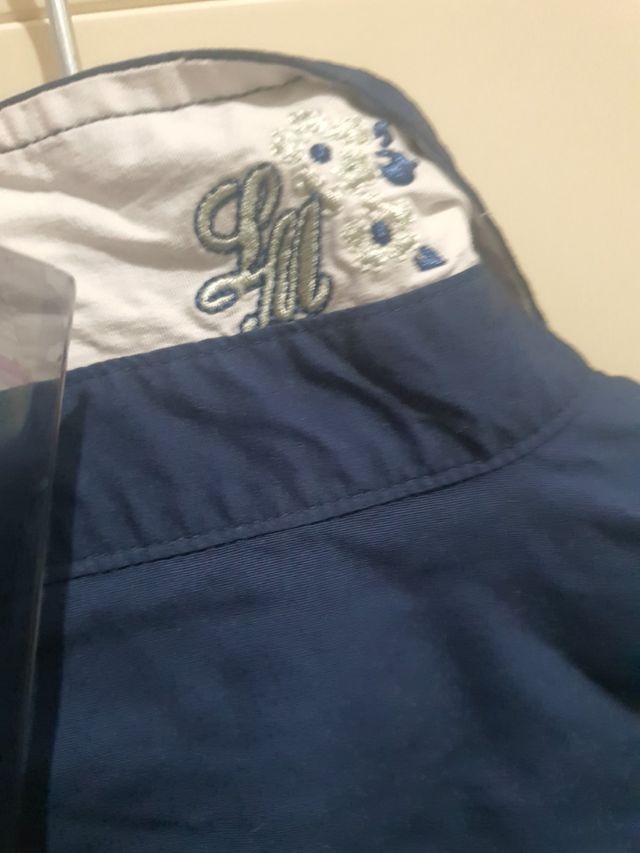 camicia blu la martina taglia 3